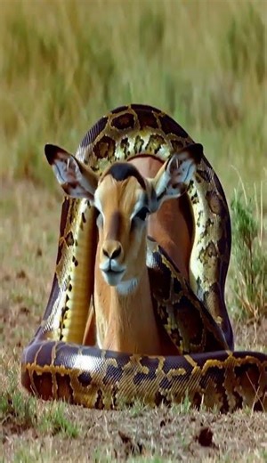Python y Antelope Calf