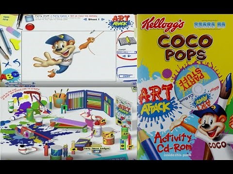 Walkthrough - Coco Pops Art Attack PC Rom - Party Stuff (2006)