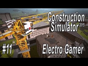 Construction Simulator 2015 | Tower Crane Tutorial | Sports park Turfing | Lets Play 11