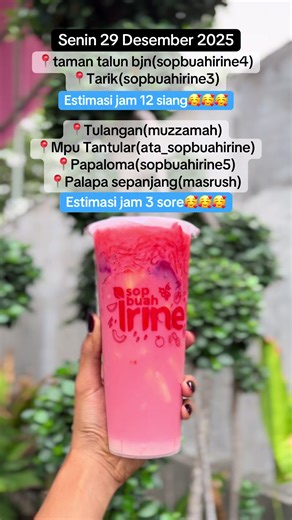 Sop Buah Irine: Update Terbaru dan Rute Hari Ini