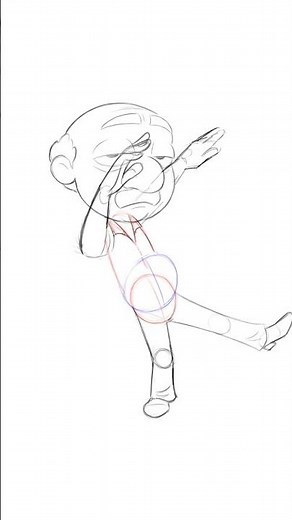 Animating a 2D Dance using a 3D model #animation #dance
