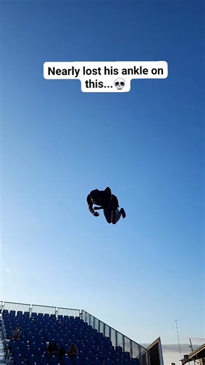 How didnt this break his ankle 🤯⁉️ #flips #trampoline #reelsbonus | vincent_flips_