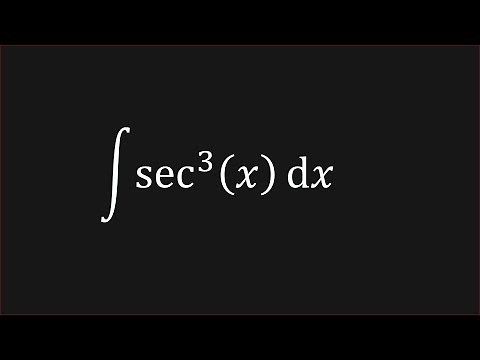 Integrate sec^3(x) dx
