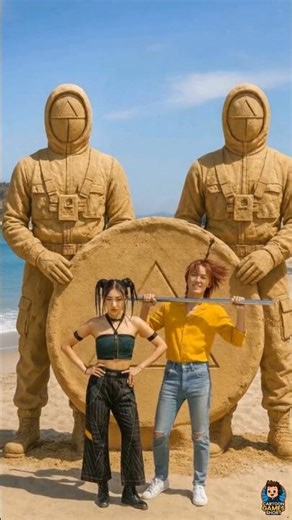 KPop Demon Hunters Saja Boys Sand Sclupture #kpop #kpopdemonhunters #huntrix #sodapop