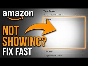 Amazon Orders Not Showing? Fix It Fast Step-by-Step