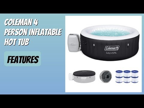 REVIEW (2025): Coleman 4 Person Inflatable Hot Tub. Features