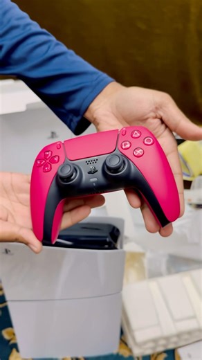 PS5 DualSense Controller🎮 Unboxing + First Impression⚡ Next-Gen Gaming Feel! #shortsfeed #ps5 #fyp