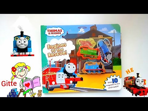 Thomas and Friends Magnet Book| Engines to the Rescue | Read Alou story time #thomasandfriends