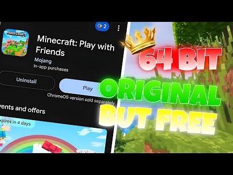 🔥 How to Download Original Minecraft 64-Bit from Play Store (Free & 100% Working!)‪@ANTIAAHIL‬