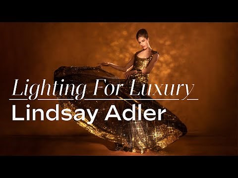Lighting For Luxurious Images: Create Impactful Lighting Using Lindsay Adler Signature Gold Backdrop