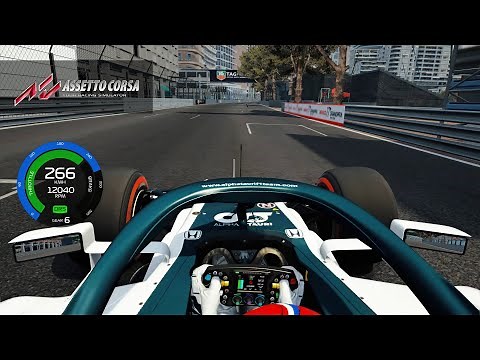 Assetto Corsa F1 2020 Gasly Onboard Monaco