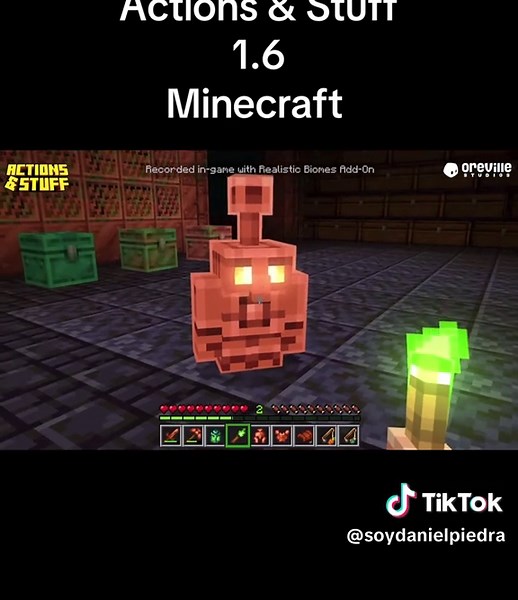 Actions & Stuff 1.6 para Minecraft: Descarga y Actualización