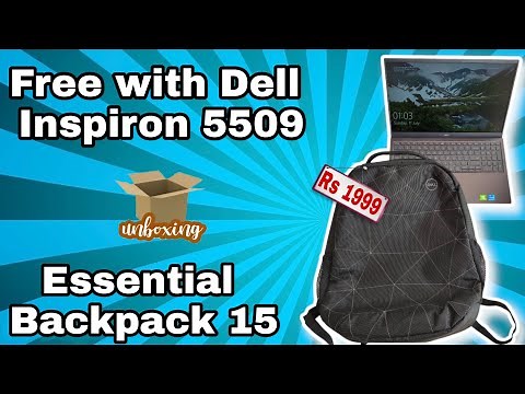 Dell Essential Backpack 15 | Unboxing and Review | 4K HDR 30 fps