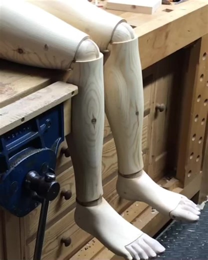 Crafting Upper Thigh Section for Wooden Lay Figure