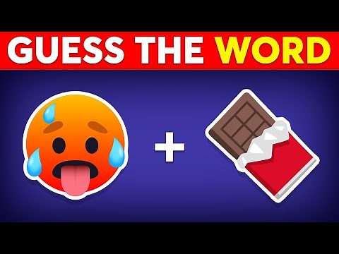 Guess the WORD by Emojis? 🤔 Emoji Quiz