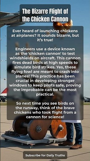 The Bizarre Flight of the Chicken Cannon