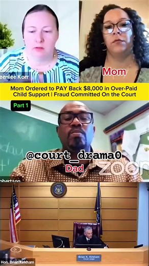 Mom Ordered to PAY Back $8,000 in Over-Paid Child Support | Fraud Committed On the Court Part.1 #fypシ゚viral #fyp #trend #trendingreelsvideo #judge #usa #goviral | Court Drama