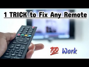 FIXED! All Chinese LED TV Remote Lock & Not Responding