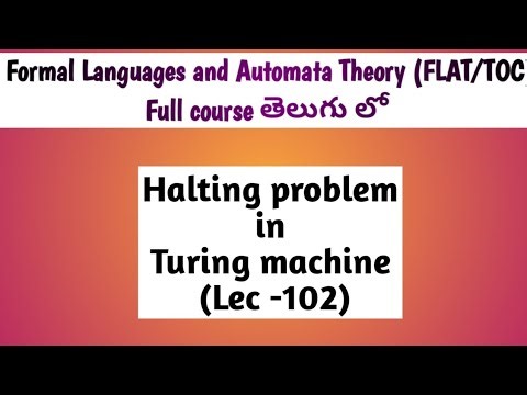Halting problem of the turing machine