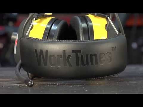 3M Tekk Protection Work Tunes AM/FM Radio and Hearing Protector, Model# 90541-80025V