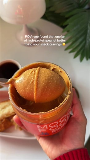 found a high-protein peanut butter and now every snack somehow includes it. 😉 #highprotein #peanutbutterlover #healthysnacks #proteinsnack #snackideas