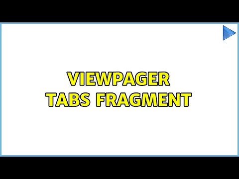 Viewpager Tabs Fragment