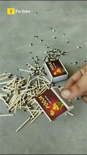 I made a firecracker at home using two matchsticks. 😱