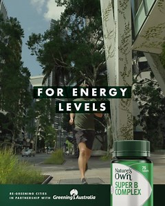 291 reactions · 12 shares | Nature’s Own Super B Complex helps maintain energy levels. ‍♂️And through our partnership with Greening Australia, we’re helping re-green our cities.  Nature’s Own Super B Complex supports energy levels. Always read the label and follow the directions for use. | Nature's Own Australia | Facebook