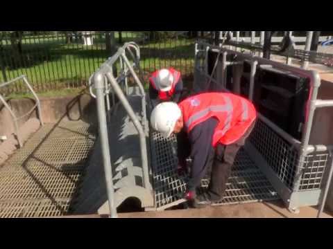 ECS Engineering Services Stop-log installation Video 2019