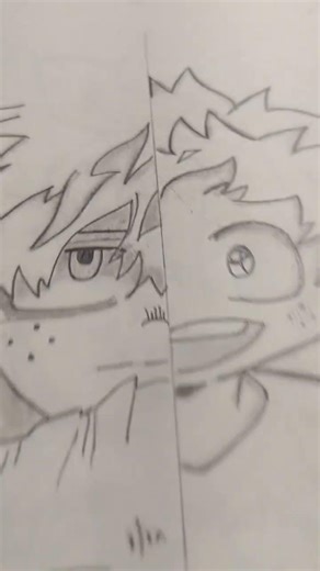 how to draw character of My Hero Academy..🔥 #art #sketch #anime