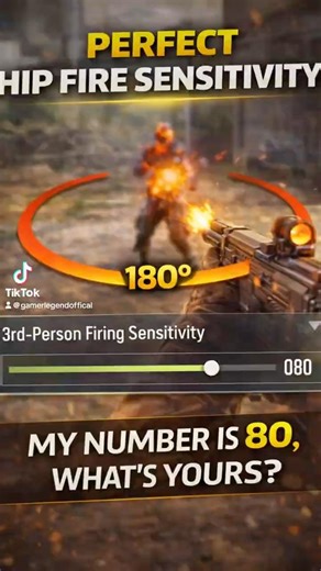 Best Hip Fire sensitivity CODM #codm #codmbrtipsandtricks #codmbrtips #codmbrtricks #codmobile