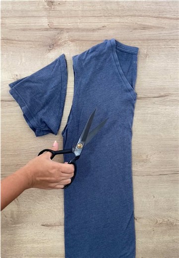 Recicla tu ropa vieja, transformé esta camiseta en un vestido | Shirt Into Dress