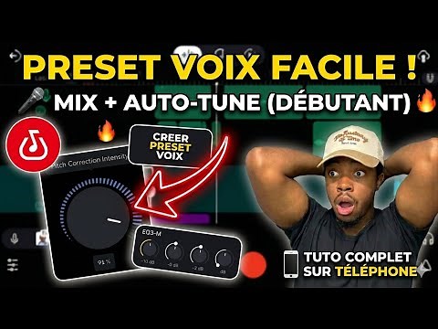 créer son propre preset de voix facilement sur (Bandlab ) tuto complet débutant : mix + auto tune