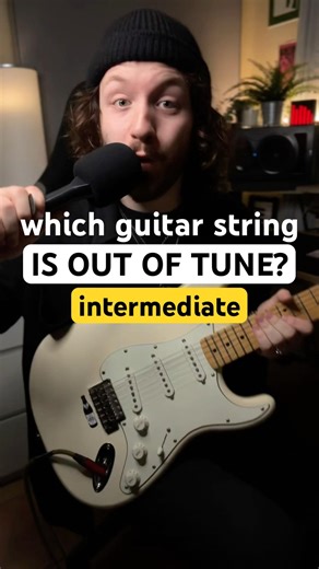which guitar string is out of tune?