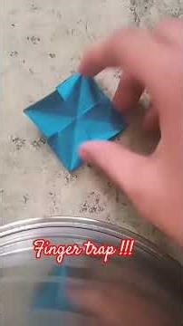 DIY ☺️ finger trap ☝😝😝