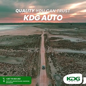 At KDG Auto, we believe in quality above all. From the cars we sell to the service we provide, trust us to deliver the best. 😎🚗✨ ☎️: 267 76 663 262 📲WhatsApp: https://wa.link/eg74um 📍: Plot 4071, Mogoditshane, Gaborone, Botswana 🌐: https://kdgbotswana.com/ 🎶: https://www.tiktok.com/@kdg.auto.botswana | KDG Auto Botswana