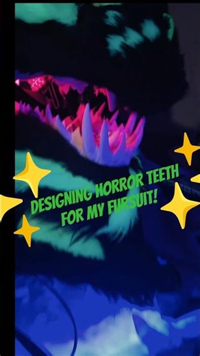 Removable Teeth?! #fursuitmaker #fursuit #3dprinting #cosplay #furry