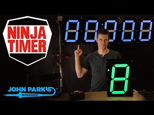 John Park's Ninja Timer: Giant Display Build @adafruit @johnedgarpark #adafruit