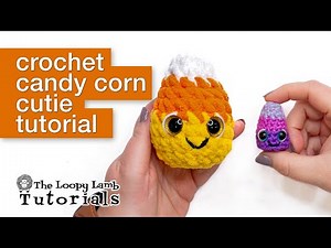 Candy Corn Crochet Tutorial (Easy Halloween Pattern for Beginners!)