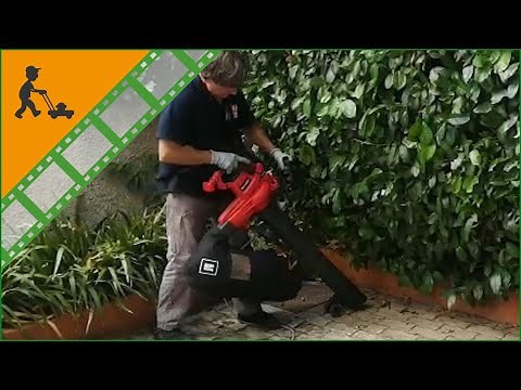Einhell GC-EL 3000 E leaf blower and garden vacuum - 3000 W power - Customer's operating video