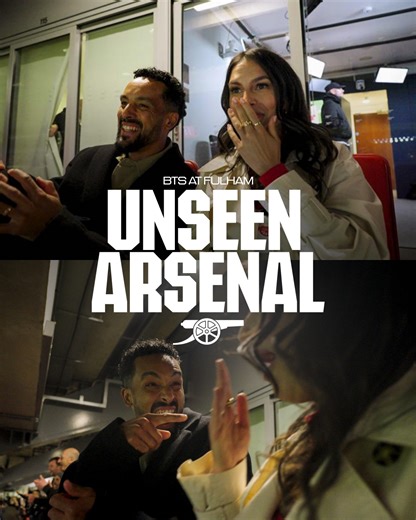 Unseen Arsenal: Fulham 🎥 📺 Go behind-the-scenes for the ultimate matchday experience at Emirates Stadium during Tuesday's win 👇 | Arsenal