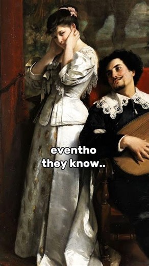 Lute player with young lady in the salon, by Christian Meyer Ross, 1904 #painting #history #art