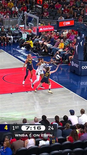 1M views · 10K reactions | The fullcourt feed ‍ Caitlin Clark hits Aliyah Boston in stride for the bucket. | Indiana Fever | Facebook