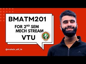 BMATM201 Important Questions Vtu | Engineering Mathematics 2nd Semester