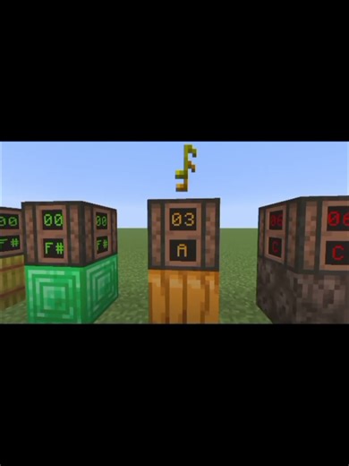 Note Block sounds #music #minecraft