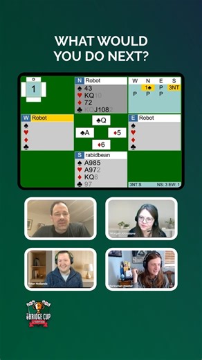 BBO - Bridge Base Online on Instagram: "What’s your next move?"