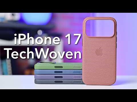 Hands On: Apple's TechWoven Cases for iPhone 17 Pro!