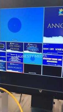 church Media live stream setup using OBS , in professional