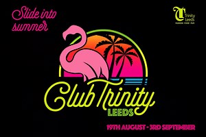 Grab your passports, pack your bags and slide into Summer with Club Trinity Leeds! 🌴✈️☀️ Get ready to take off to the tropics with the return of our 30ft helter-skelter and brand new Trinity Leeds resort! 🙊 Join us from Saturday 19th August- Sunday 3rd September and experience all that is #ClubTrinityLeeds, sample culinary delights from around the world, snap a selfie in our giant hammock and win exclusive prizes from our wonderful retailers! 🍽🍹🌮🍱 | Trinity Leeds
