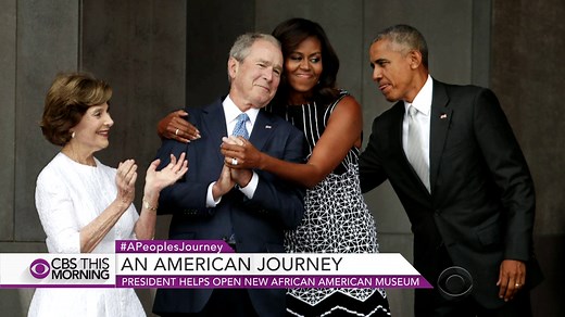 President Obama helps open new African American museum